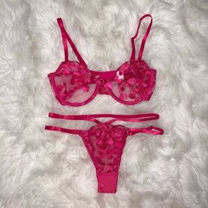 mesh lingerie set
